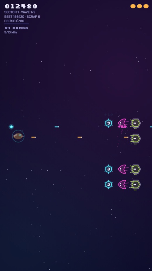 An alien swarm in formation